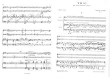 Partition complète et parties, Piano Trio, Trio pour Violon, Violoncelle et Piano