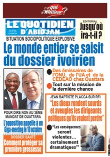 Le Quotidien d’Abidjan n°2940 - du lundi 05 octobre 2020