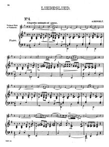 Partition de piano et partition de violon, 12 Études de Salon