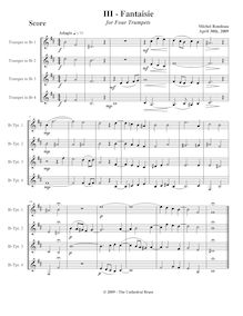 Partition , Fantaisie,  No.7 en F major, F major, Rondeau, Michel