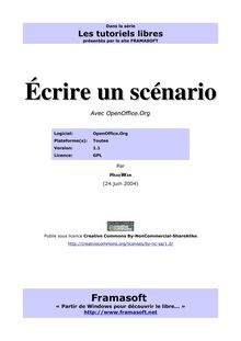 Écrire un scénario avec OpenOffice.Org