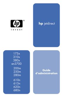 Notice Imprimantes HP  JetDirect 610n