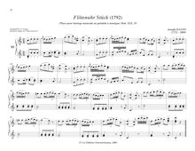 Partition No.19 en C major, pièces pour mécanique orgue, Haydn, Joseph