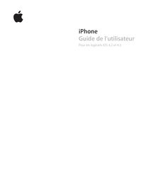 Notice d utilisateur pour le Téléphone portable Apple  iPhone