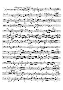 Partition violoncelle, corde quatuor No.14, Spring Quartet, G major par Wolfgang Amadeus Mozart