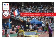Equipe de France Douane (2015-2016)
