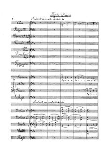 Partition complète, Mass, Mše, D major, Dvořák, Antonín par Antonín Dvořák