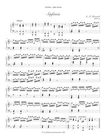 Partition complète, Alcina, Handel, George Frideric