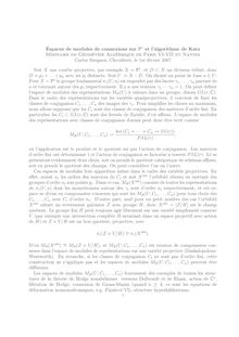 Espaces de modules de connexions sur P1 et l algorithme de Katz Seminaire de Geometrie Algebrique de Paris VI VII et Nantes