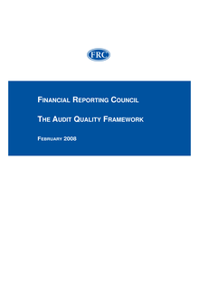 Audit Quality Framework