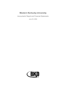WKU Electronic Audit 2002