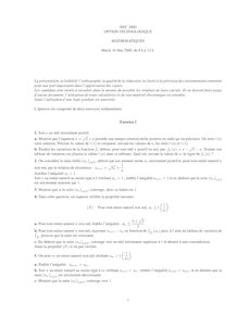 HEC 2000 mathematiques i classe prepa hec (stg)