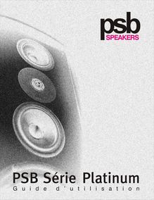 Notice Haut-parleurs PSB  Platinum M2
