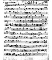 Partition Corno di Bassetto 1 (F), Requiem, D minor, Mozart, Wolfgang Amadeus
