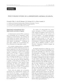 POR UN MEJOR CONTROL DE LA HIPERTENSIÓN ARTERIAL EN ESPAÑA (Greater Control of Hypertension in Spain)