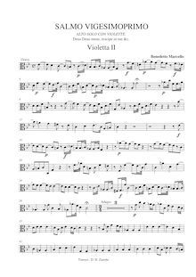 Partition Violetta 2 , partie, Estro poetico-armonico, Parafrasi sopra li primi (e secondi) venticinque salmi