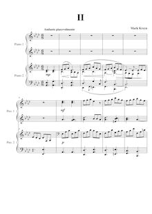Partition mouvement II, Ensemble No.1 en C, C major, Kreyn, Mark