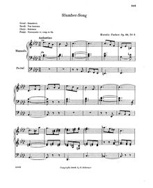 Partition No.2: Slumber-Song, 5 Short pièces, Parker, Horatio
