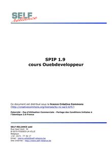 SPIP 1.9 cours Ouebdeveloppeur
