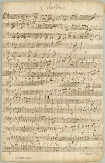 Partition Continuo, orgue, Chalcedon, Singet dem Herrn, TWV 1:1748