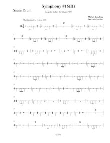 Partition Celesta, Symphony No.16, Rondeau, Michel par Michel Rondeau