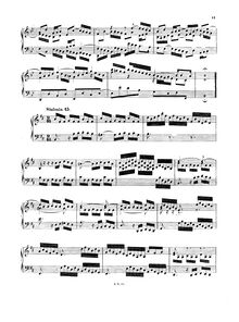 Partition No.15 en B minor, BWV 801, 15 symphonies, Three-part inventions