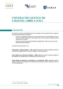 Licence CeCILL Version française