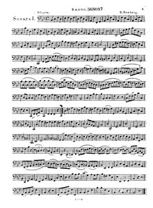 Partition violoncelle 2, 3 violoncelle sonates, Op.43, Trois sonates faciles et progressives pour le violoncelle avec accompagnement d une basse, Op.43