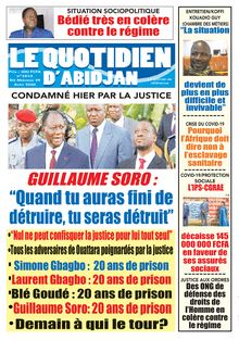 Le Quotidien d’Abidjan n°2832 – du Mercredi 29 avril 2020