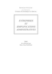 Entreprises et simplifications administratives