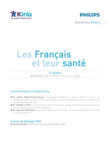 classement établi par l IFOP en 2008 pour - Les  Français et leur santé