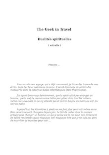 The Geek in Travel - Extraits - Youscribe