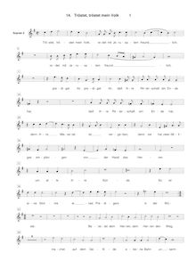 Partition Soprano 2 , partie, Geistliche Chor-Music, Op.11, Musicalia ad chorum sacrum, das ist: Geistliche Chor-Music, Op.11 par Heinrich Schütz