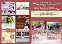 Carte Traiteur DUCROCQ 2009