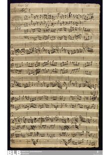 Partition complète, clarinette Concerto en D major, D major, Molter, Johann Melchior par Johann Melchior Molter