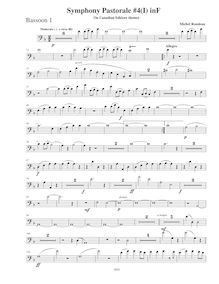 Partition basson 2, Symphony No.4  Pastorale , Symphony on Canadian Folk Themes