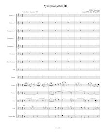 Partition , Valse Noire, Symphony No.20, B-flat major, Rondeau, Michel