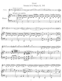 Partition complète et , partie, violon Sonata, Violin Sonata No.18