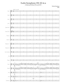 Partition , Chacona di Bossa Nova, Symphony No.11  Latin , A minor