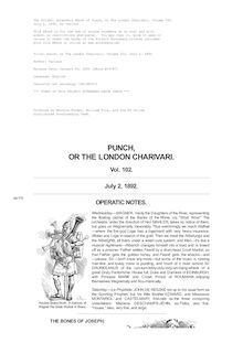 Punch, Or The London Charivari, Volume 102, July 2, 1892