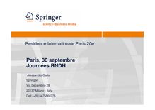 Paris, 30 septembre Journées RNDH