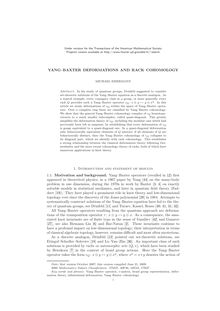 Under revision for the Transactions of the American Mathematical Society Preprint version available at