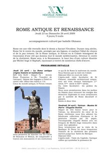 Rome antique et renaissance