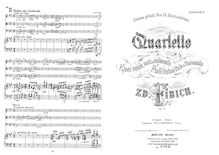 Partition complète et parties, Piano quatuor, Op.11, E minor