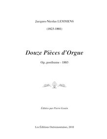 Partition , Allegro ma non troppo en D minor, orgue Music, Œuvres inédites de J.-N. Lemmens