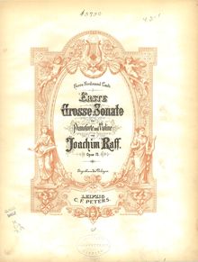 Partition de violon, violon Sonata No. 1, Op. 73, Erste grosse Sonate für Pianoforte und Violine, op. 73