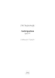 Partition complète, Anticipation, A tableau for 17 players, Suijkerbuijk, J.M.