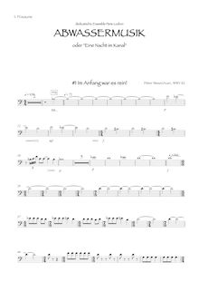 Partition 1st Trombone, Eine Nacht im Kanal, WesenAuer, Peter