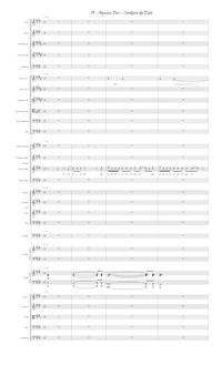 Partition Agnus Dei, Misa de Requiem en do sostenido menor, C♯ minor par Pablo Andrés Rodríguez