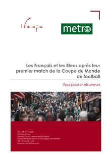 Les Français et la Coupe du Monde - sondage Ifop